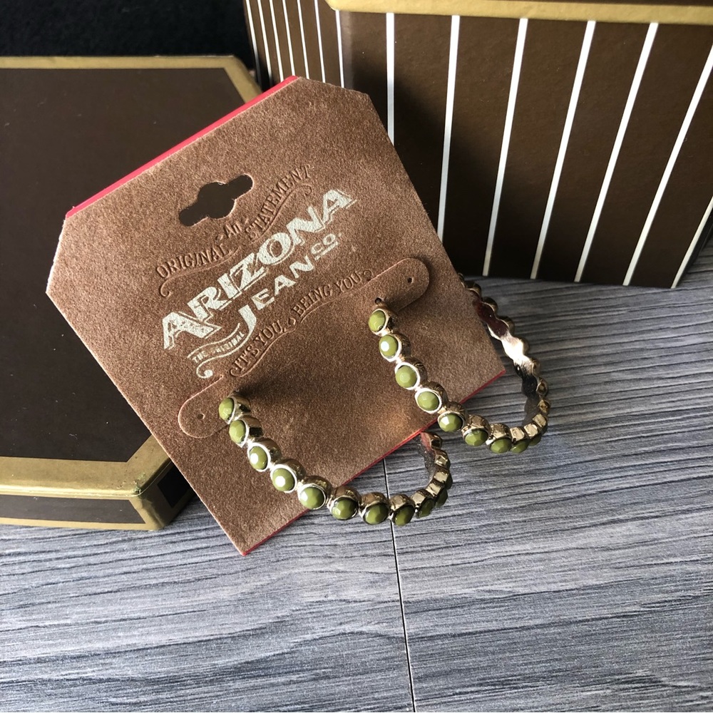 Vintage-look Hoop Earrings